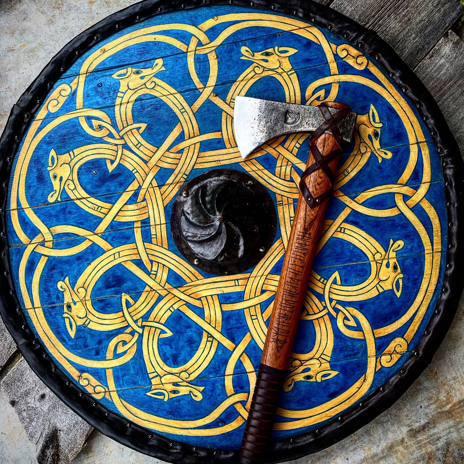 Ceremonial Viking Shield