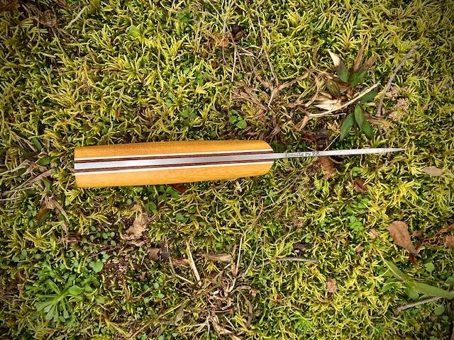 Custom Mini-Puukko Osage with White Liners - Image 2